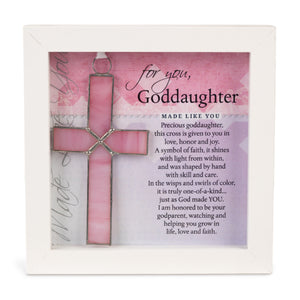 1 of 4:Goddaughter Gift - Framed Handmade 4 1/4
