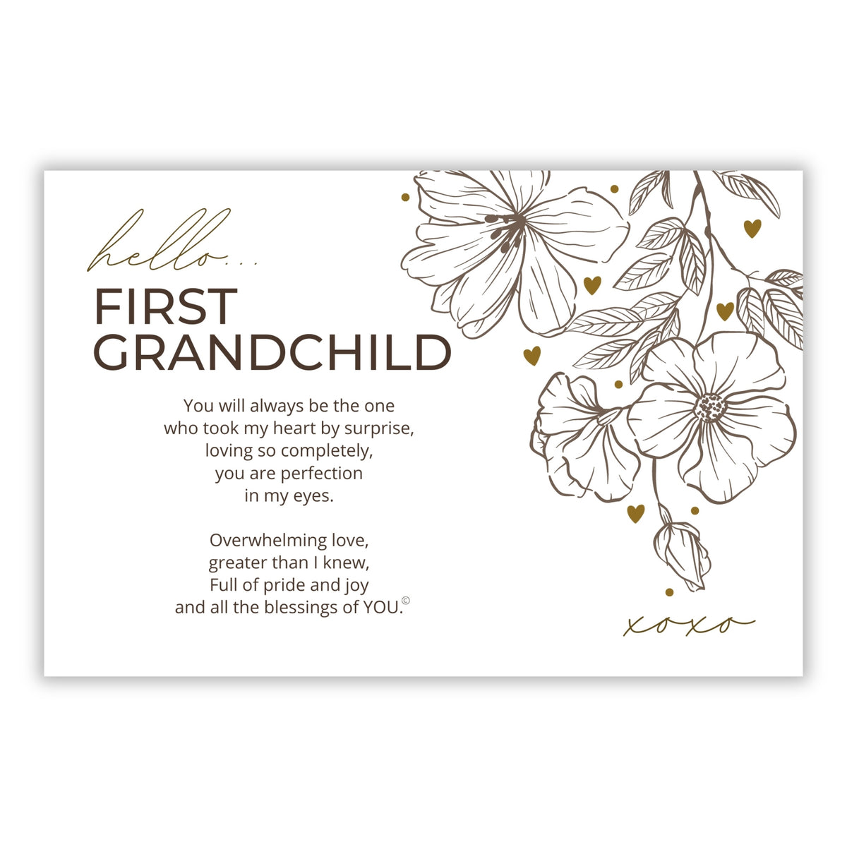 First Grandchild Sentiment