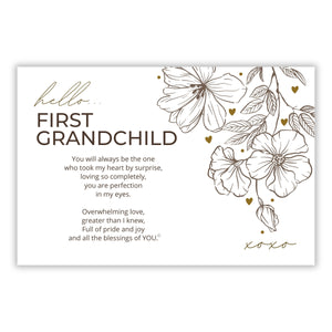 2 of 7:First Grandchild Sentiment