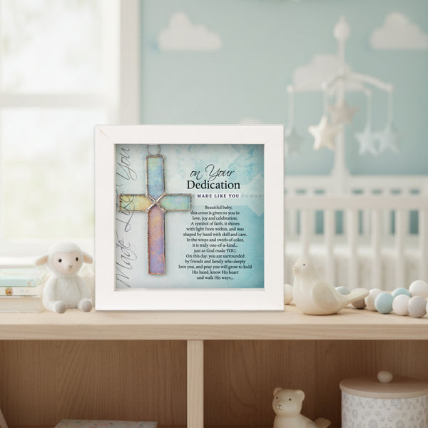 baptism cross personalized baby dedication gifts