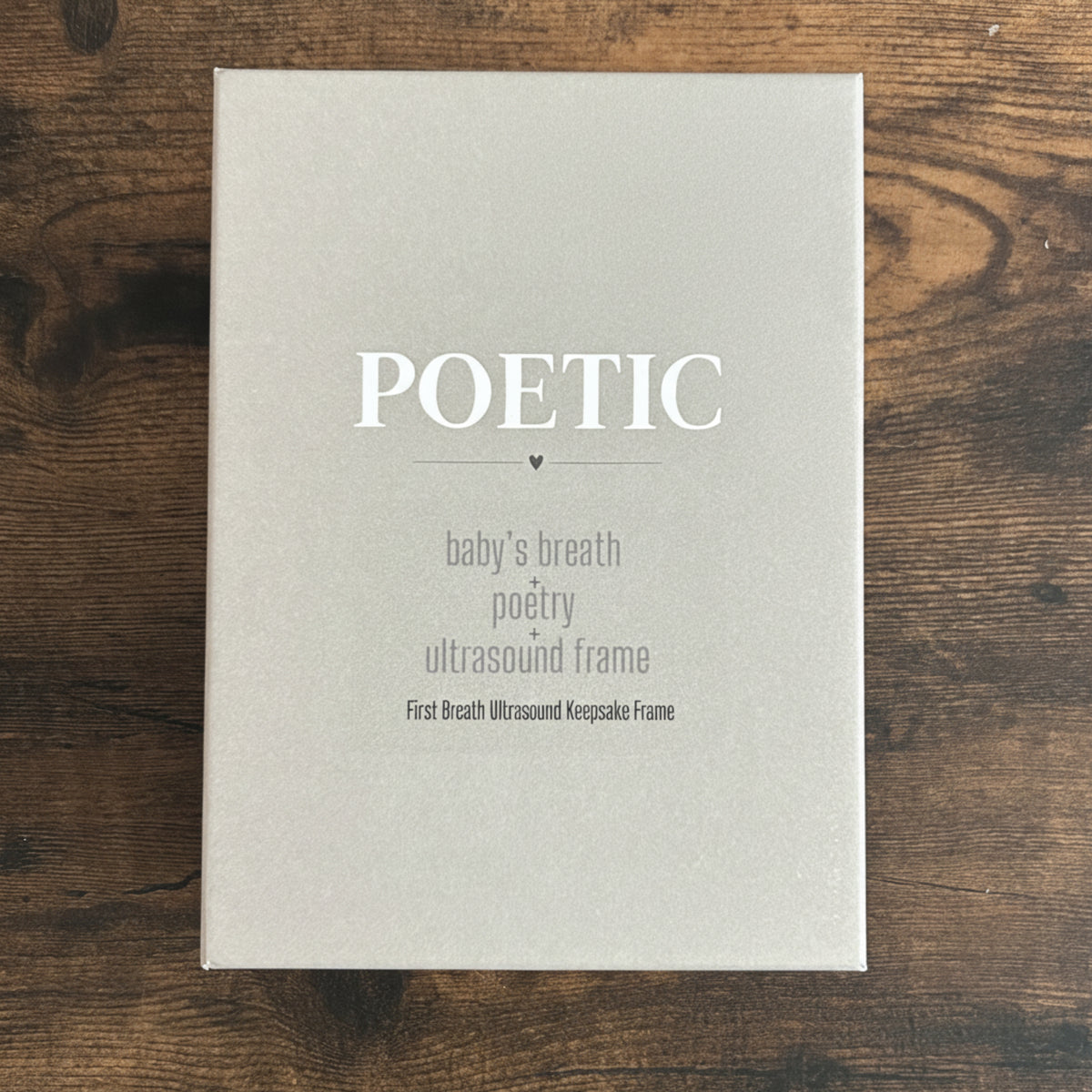 Box for First Breath Ultrasound Keepsake Frame.