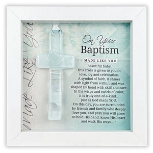 2 of 6:Baptism Gift - Framed handmade 4
