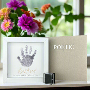 2 of 6:Frame with box and ink pad.