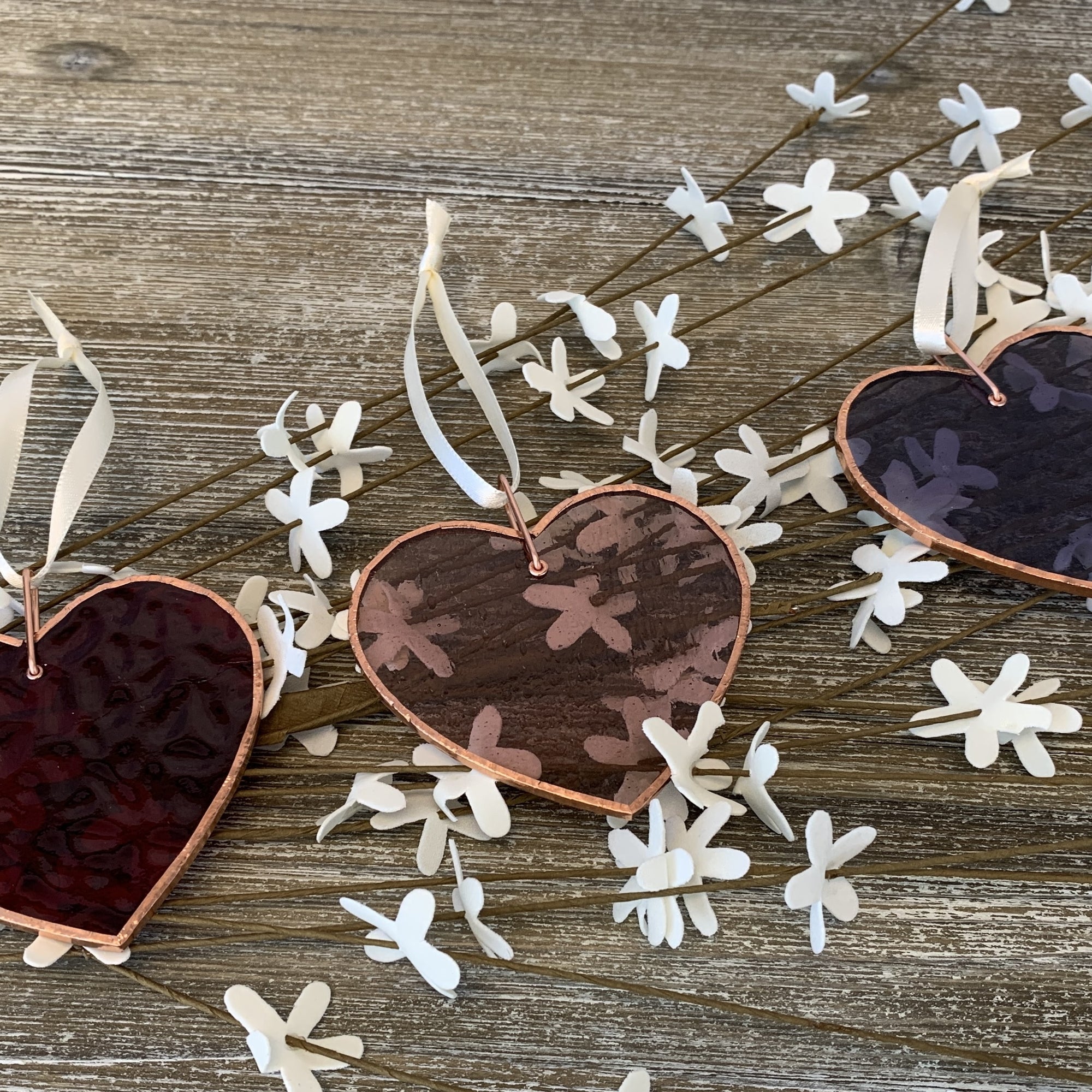 Handmade Stained Glass Heart Gifts