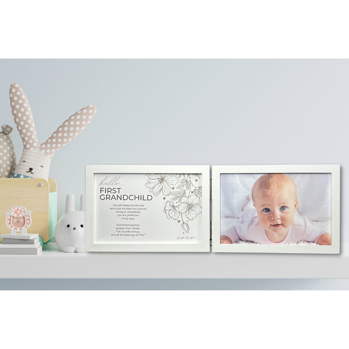 First Grandchild Frame in a Grandparent's nursery.