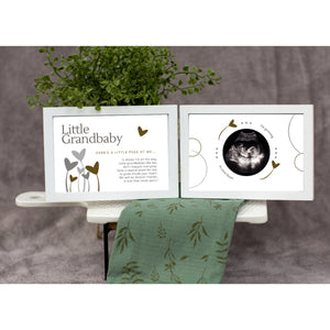 5 of 7:Little Grandbaby Ultrasound Frame gift for Grandparents.