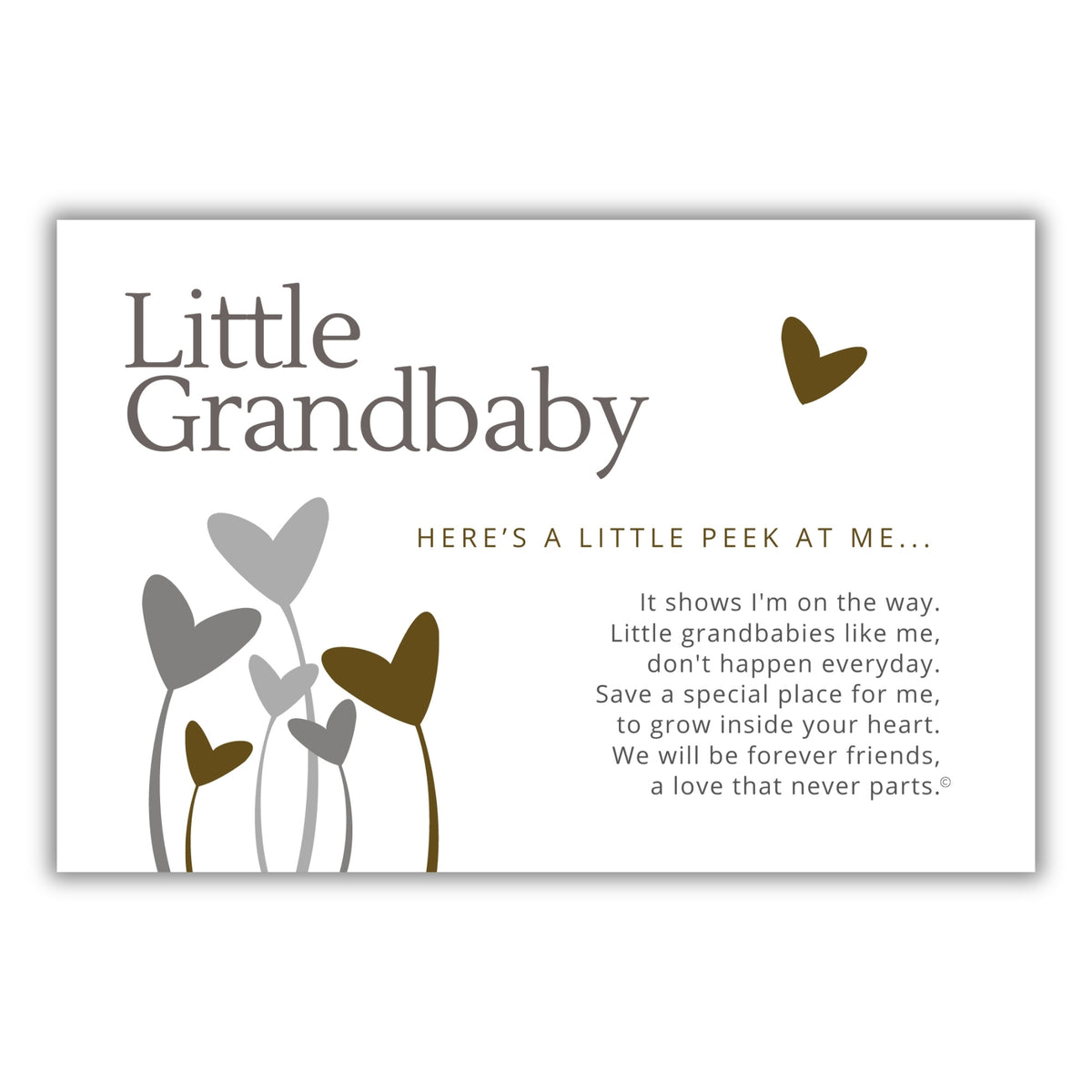 Little Grandbaby Sentiment