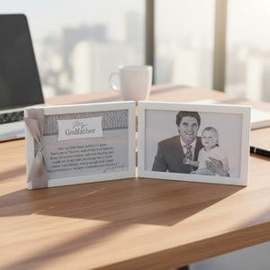 2 of 7:My Godfather frame on a office desk.