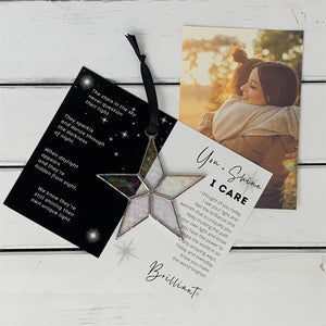 3 of 8:I Care support star and artwork with the