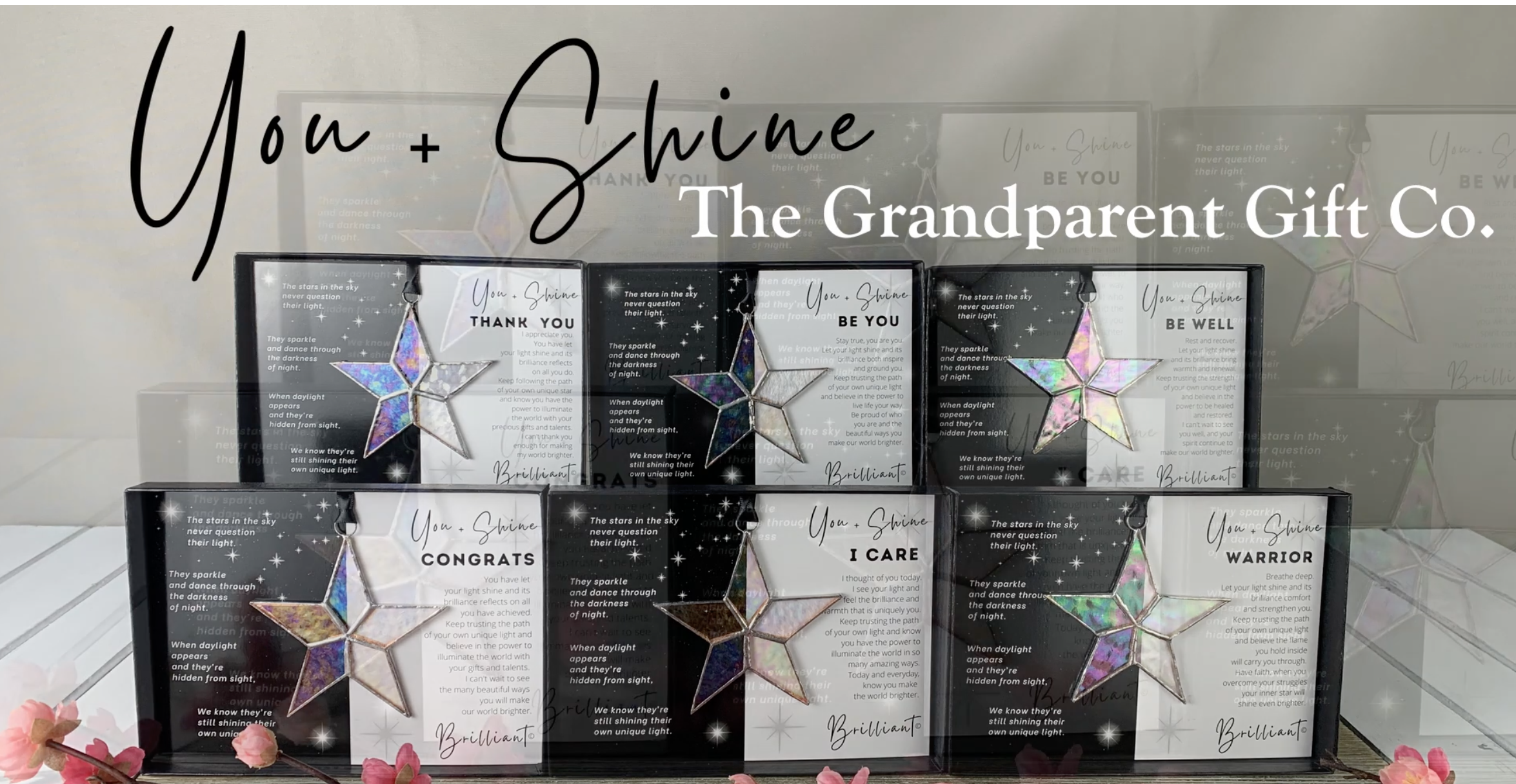 You Shine Congrats Handmade Stained Glass Star, video thumbnail
