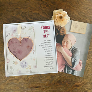 6 of 6:You're the Best gift with a photo of friends hugging.