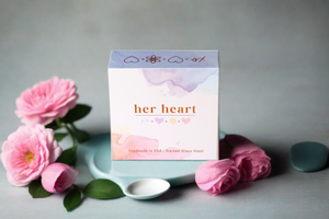 10 of 10:Her Heart box with metallic accents.
