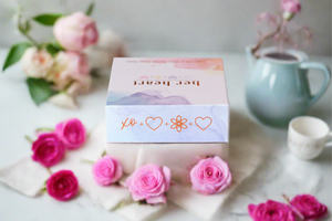 8 of 8:Her Heart box with metallic accents.