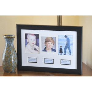 2 of 4:Father's Life Story Frame on a table.