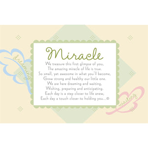 2 of 4:Miracle artwork and sentiment.