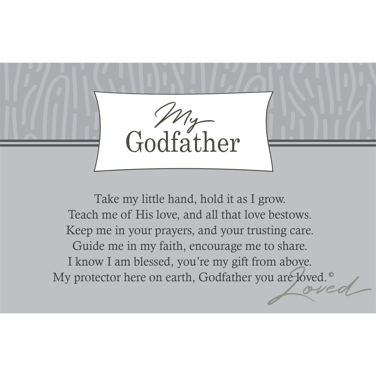 My Godfather artwork and sentiment.