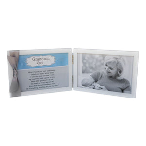 1 of 3:White 4x6 double wood frame with