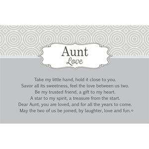 2 of 3:Aunt Love artwork and sentiment.
