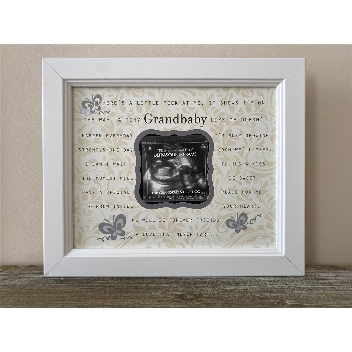 New grandbaby poem and ultrasound gift.