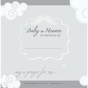 4 of 6:The back of the sentiment card with