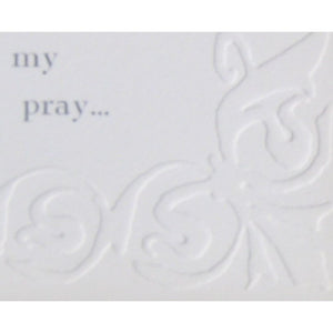 3 of 4:Detailed view of embossed paper.