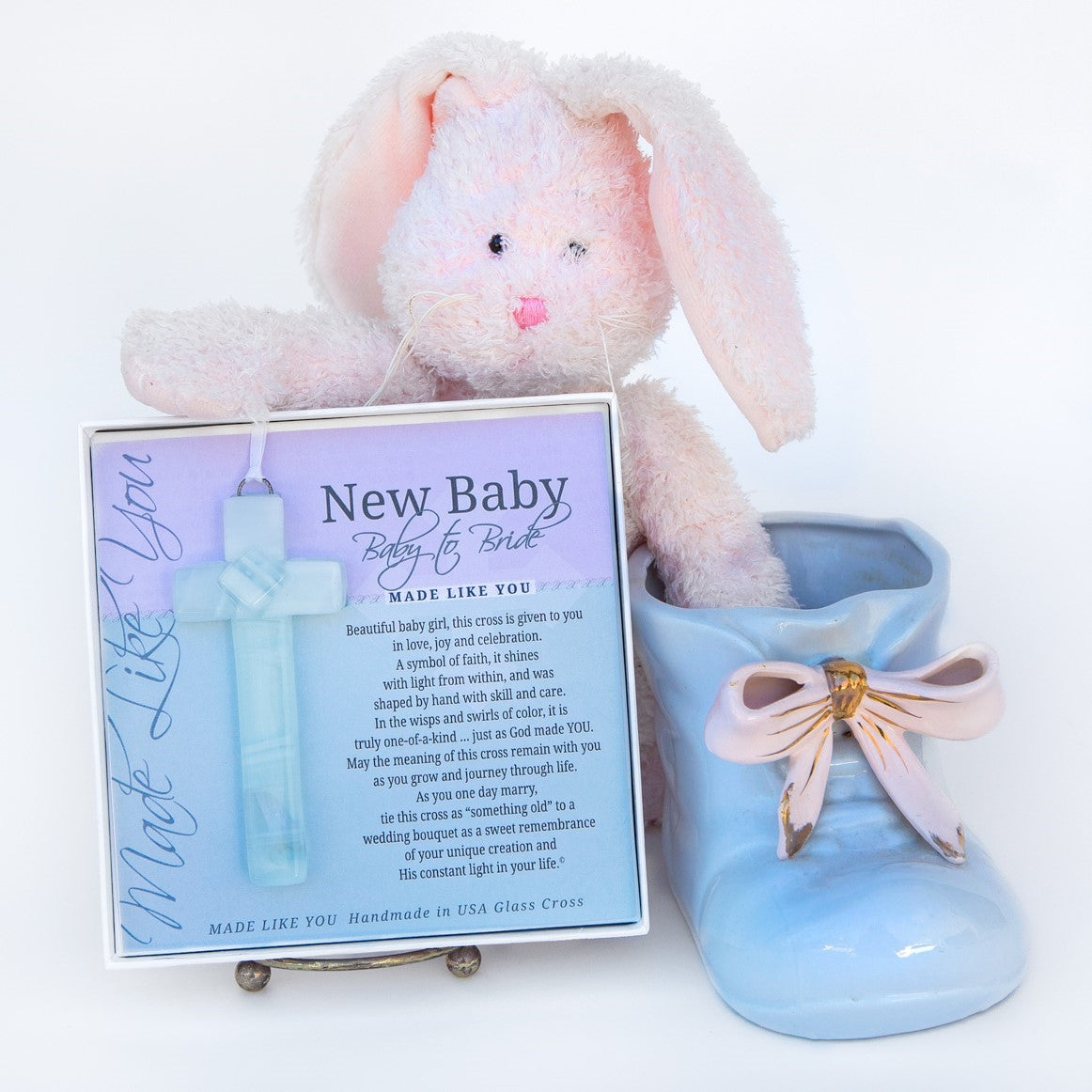 New Baby and Wedding keepsake cross.