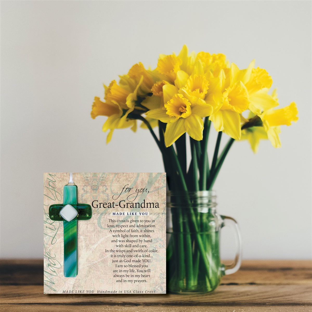 Great-Grandma cross and artwork.