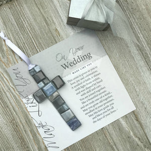 2 of 7:Gray mosaic cross and