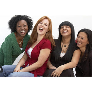 3 of 4:Friends laughing.