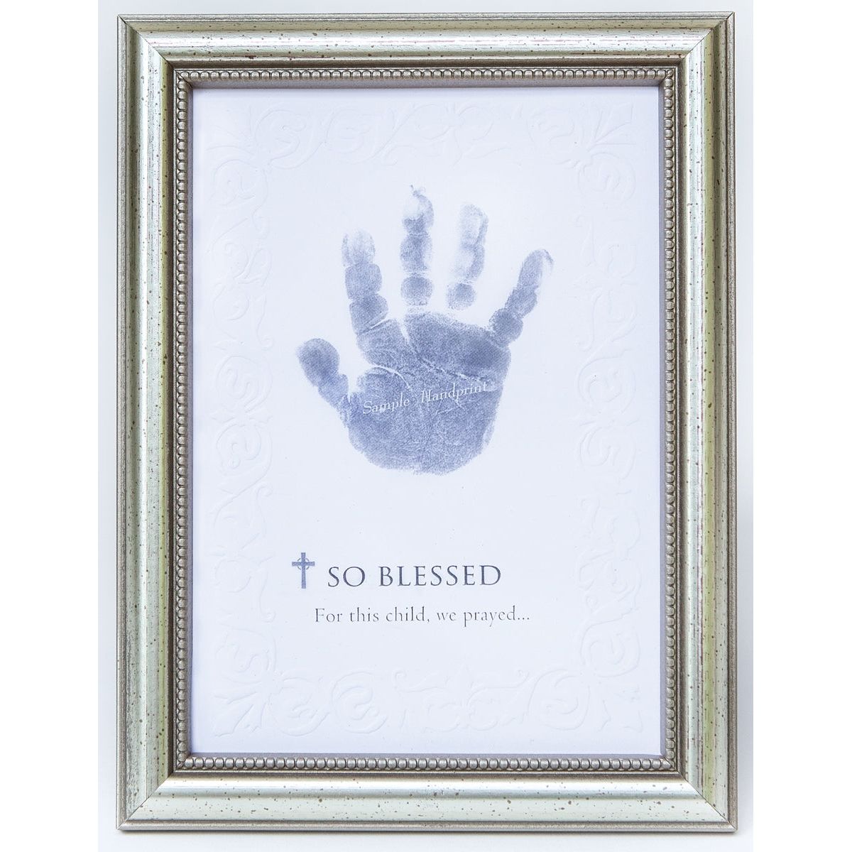 So Blessed Frame: Handprint Keepsake 5x7