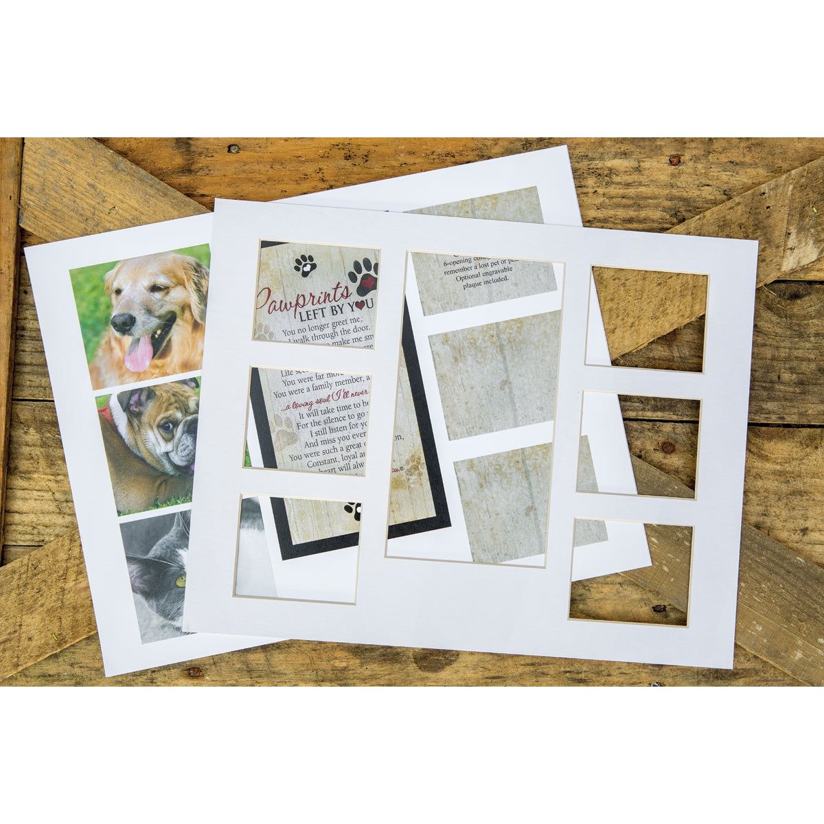 Pawprints Left by You Pet Collage Frame