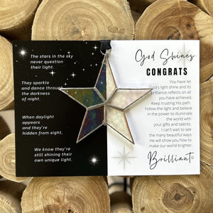 3 of 6:Congrats star and artwork with the