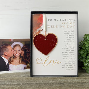 2 of 6:Gift for parents on your wedding day.