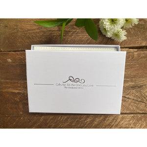 4 of 5:High quality white box with linen finish.