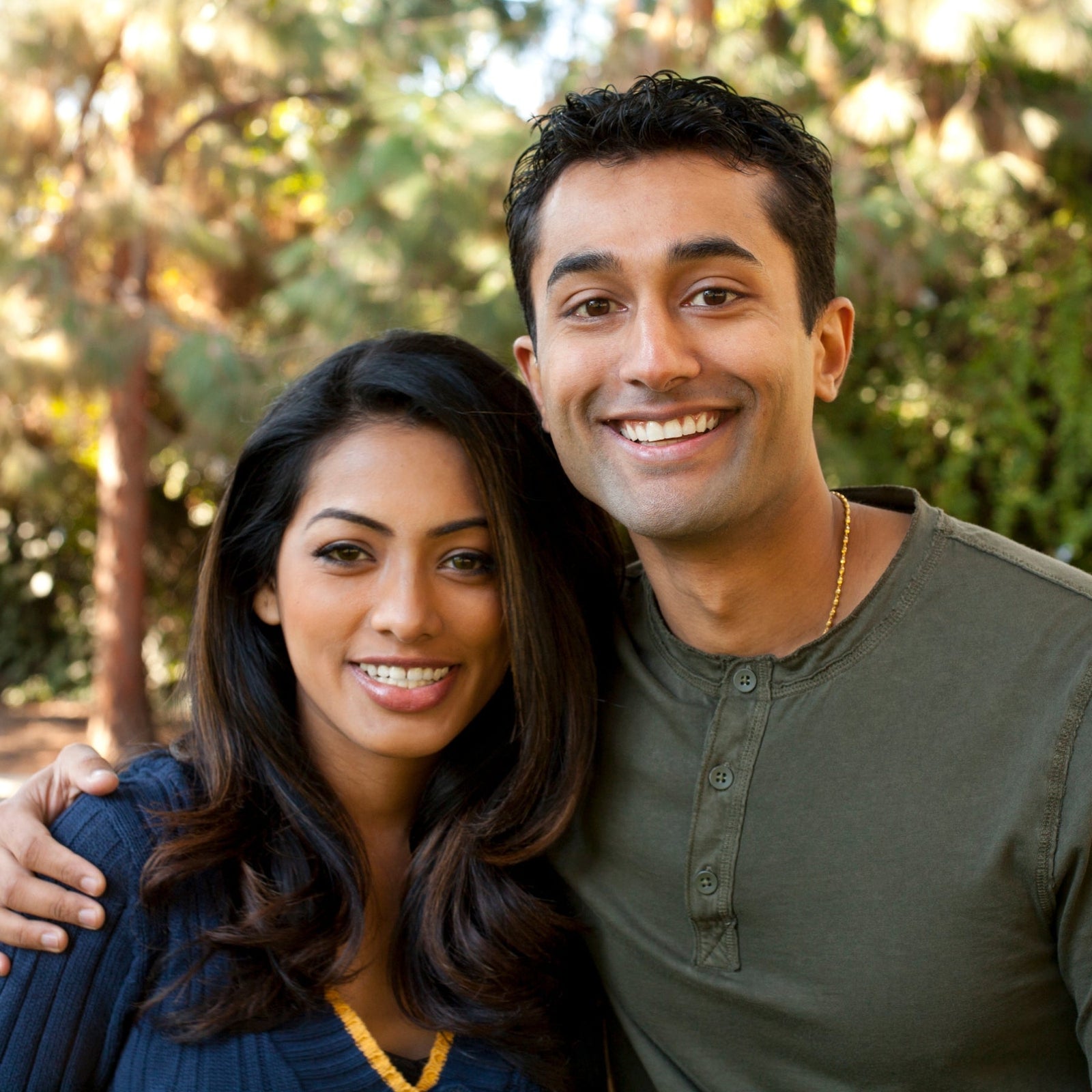 A brother and sister