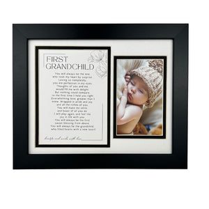 1 of 12:First Grandchild frame and poem with space for a photo.
