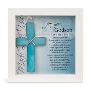 1 of 5:Godson Gift - Framed 4 1/4