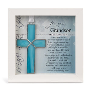 1 of 5:Grandson Gift - Framed 4 1/4