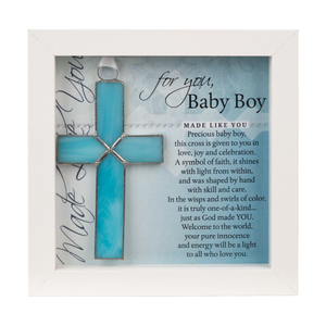 1 of 5:Baby Boy Gift - Framed 4 1/4