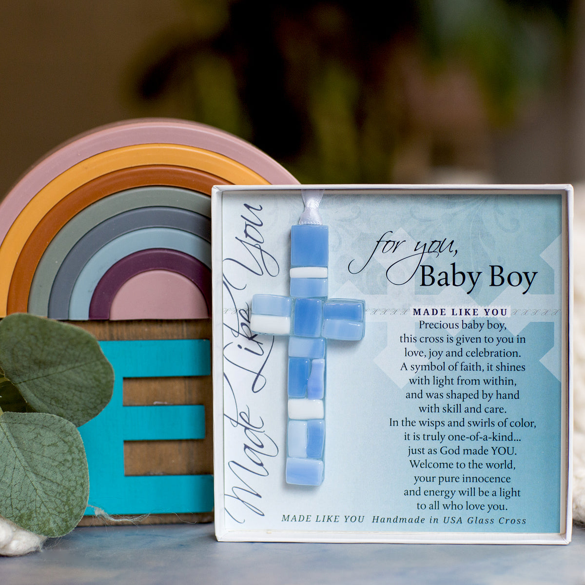 For You Baby Boy gift in nursery setting.