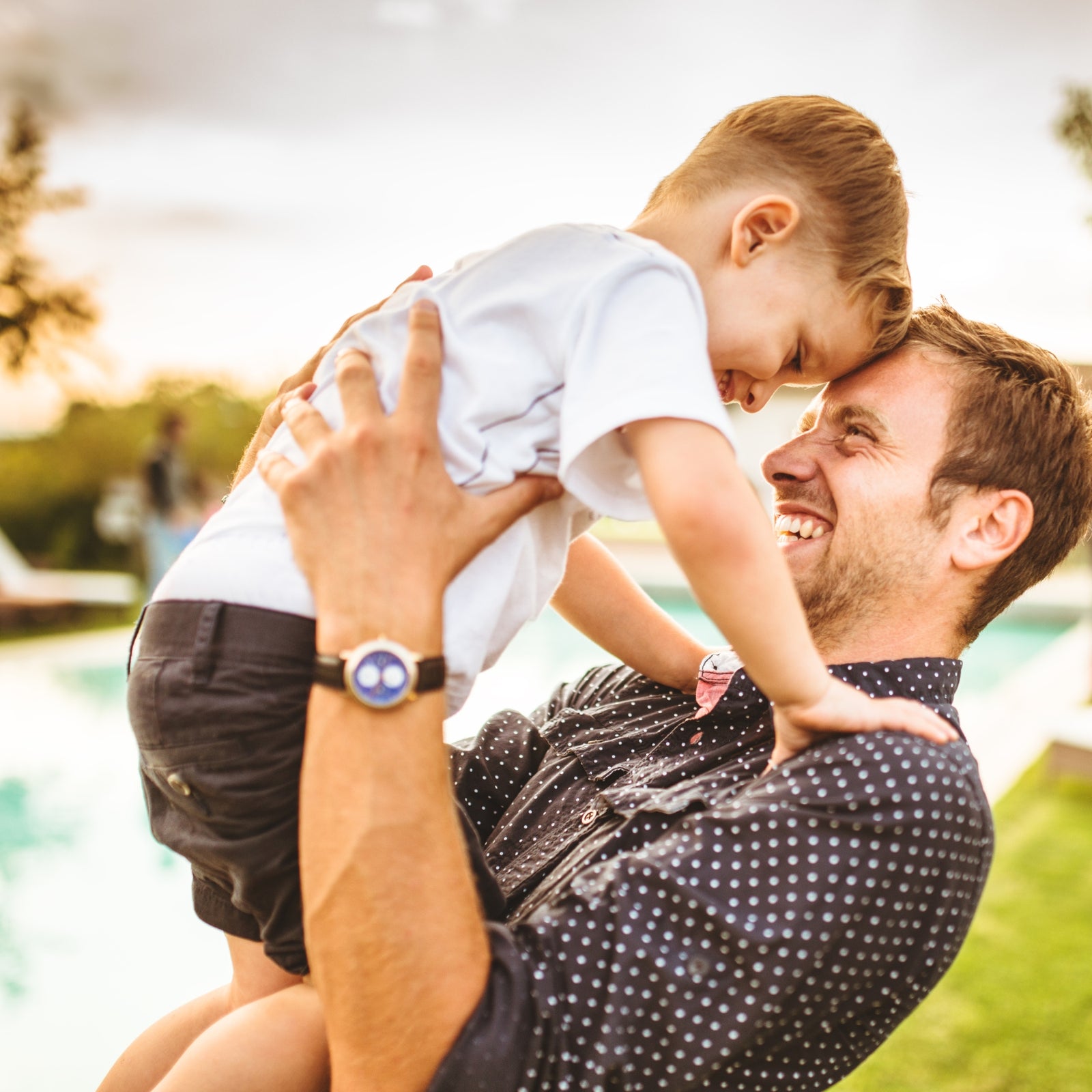 A dad playing with his son - Click to shop our Gifts for Dad