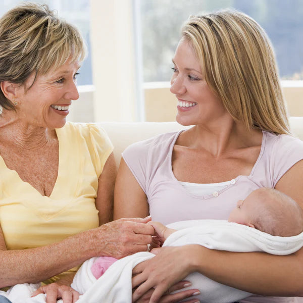 Grandmother with her daughter and granddaughter - Click to shop our Gifts for Grandma
