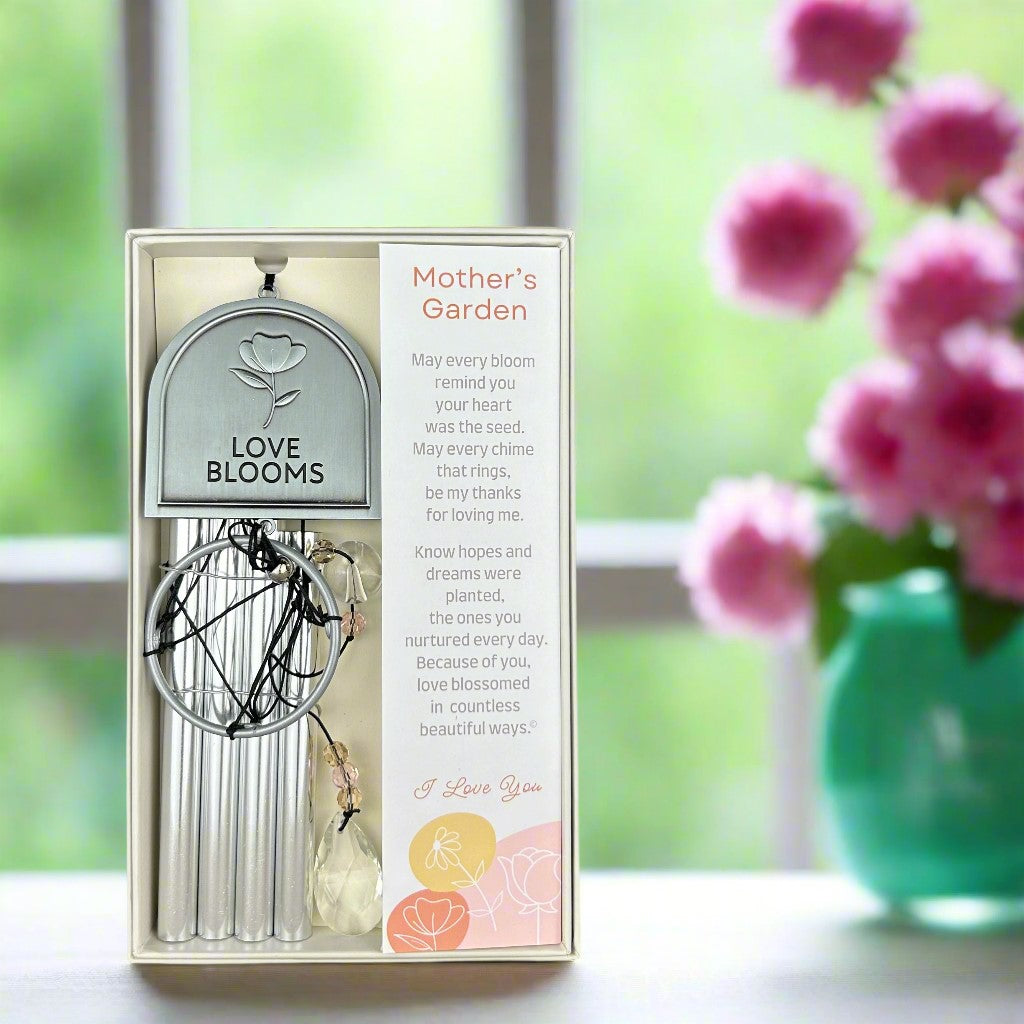 Mother's Garden: Love Blooms Windchime Gift for Mom - The