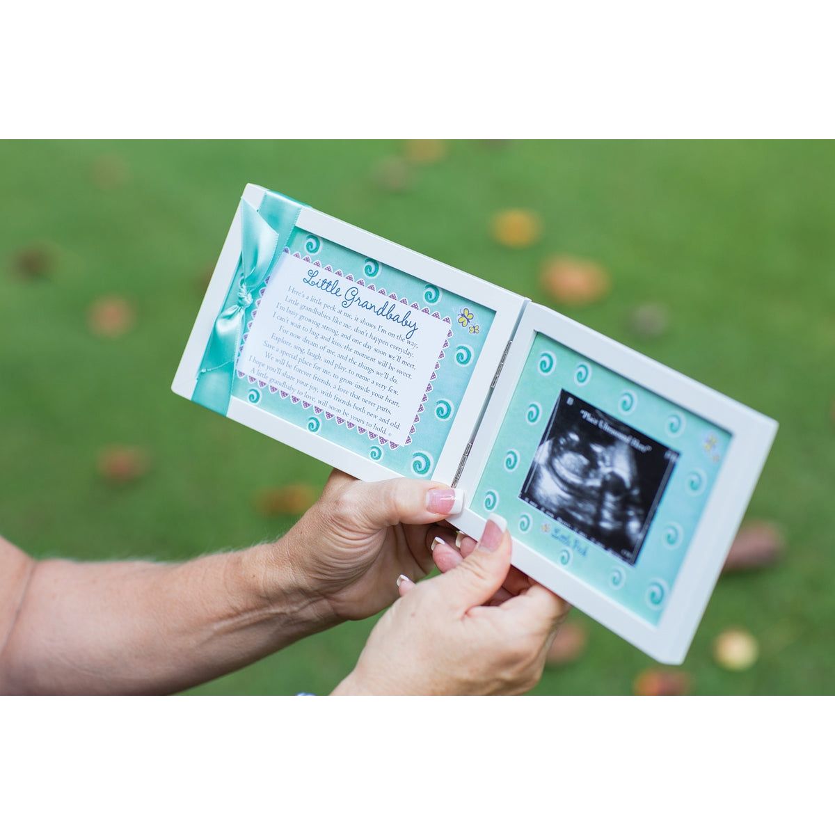 Little Grandbaby Ultrasound Frame for Grandparents with Scripture 4x6