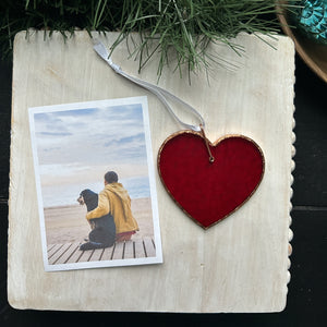 5 of 6:Pawprints Left By You- Pet Memorial Christmas Ornament
