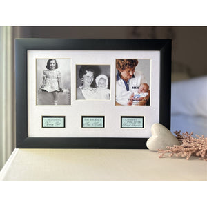 6 of 6:Grandma's Life Story Frame on a table.