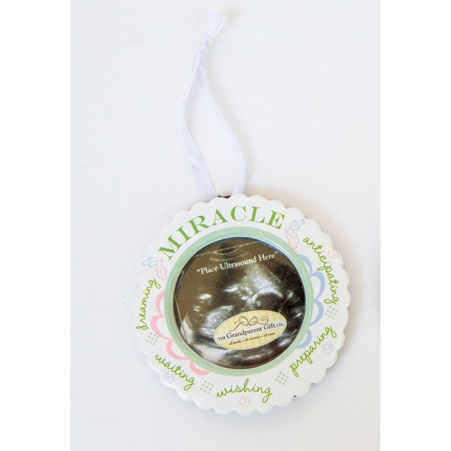 Miracle Ultrasound Ornament: Boxed with Poem