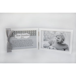1 of 3:White 4x6 double wood frame with 