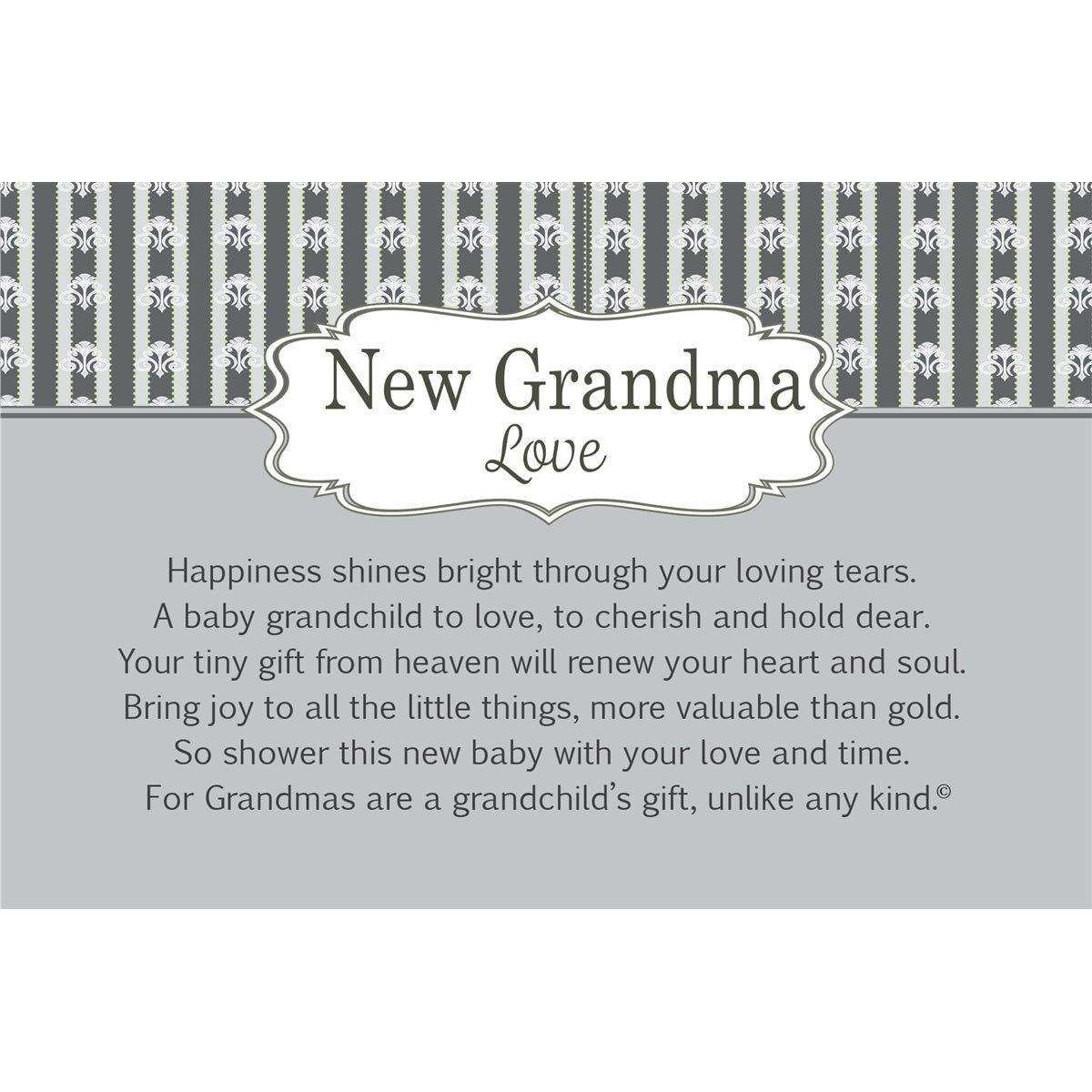 New Grandma Love artwork and sentiment.