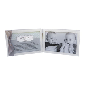 1 of 3:White 4x6 double wood frame with 